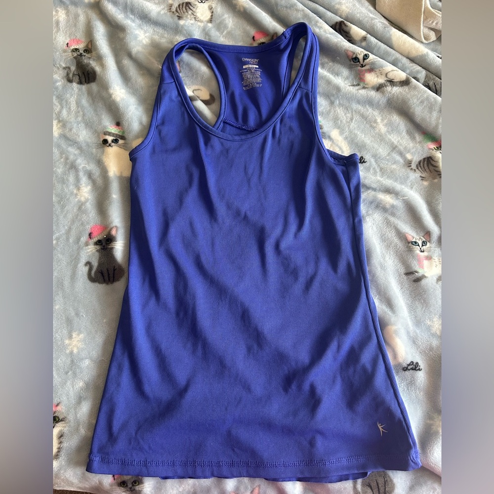 Danskin Fitted Purple-Blue Tank Top